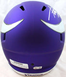 Adrian Peterson Signed Vikings F/S Speed Helmet w/2 Insc.-Beckett W Hologram