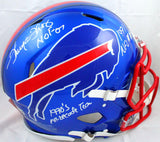 Thurman Thomas Signed Bills F/S Flash Speed Authentic Helmet w/3 Insc.-BAW Holo