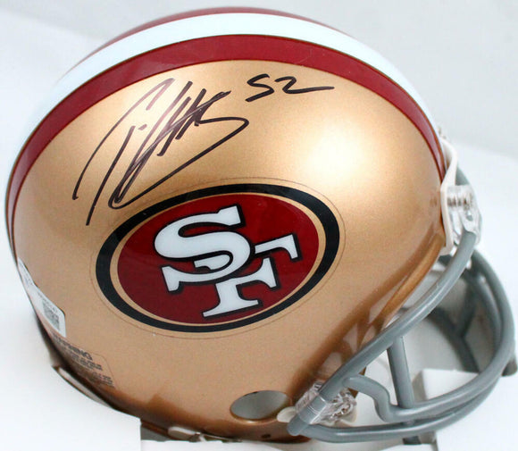 Patrick Willis Autographed San Francisco 49ers Mini Helmet-Beckett W Hologram