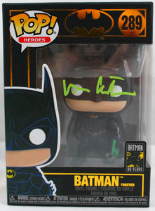 Val Kilmer Autographed Batman Funko Pop Figurine #289- JSA *Green