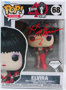 Cassandra Peterson Autographed Elvira Funko Pop Figurine #68- JSA W *Red