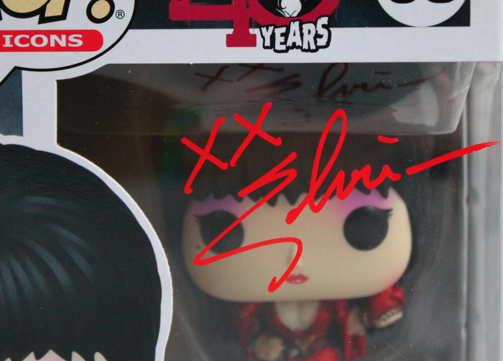 Fashion Funko Pop Elvira Autographed