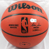 Gary Payton Autographed Official NBA Wilson Basketball w/The Glove-BeckettW Holo