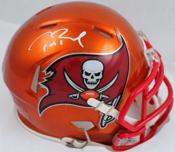 Tom Brady Signed Tampa Bay Buccaneers Flash Speed Mini Helmet- Fanatics/LOA