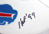 Billy Shaw Autographed Buffalo Bills Logo Football w/ HOF- TJS Auth *Black