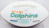 Ricky Williams Autographed Miami Dolphins Logo Football W/ Insc - JSA W *Thin