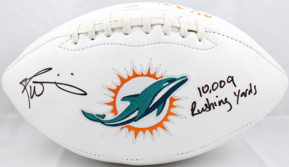 Ricky Williams Autographed Miami Dolphins Logo Football W/ Insc - JSA W *Thin