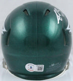 A.J. Brown Autographed Philadelphia Eagles Speed Mini Helmet-Beckett W Hologram