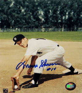 Moose Skowron Autographed 8x10 NY Yankees Posing At Plate Photo-MLB Auth