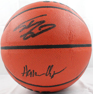 Hakeem Olajuwon Shaquille O' Neal Signed Wilson NBA Basketball-BAW Holo JSA W