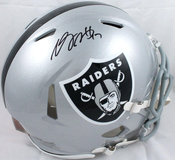 Davante Adams Signed Las Vegas Raiders F/S Speed Authentic Helmet-Beckett W Holo