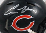 Cole Kmet Autographed Chicago Bears Speed Mini Helmet-Beckett W Holoram *Silver