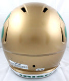 Michael Mayer Autographed Notre Dame F/S Shamrock Speed Helmet-Beckett W Holo