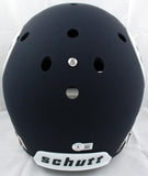 Michael Mayer Signed F/S Notre Dame Matte Navy Schutt Helmet-Beckett W Hologram