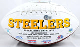 Jerome Bettis Autographed Pittsburgh Steelers Logo Football-Beckett W Hologram