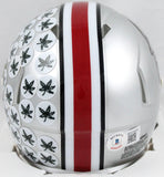 Cris Carter Autographed Ohio State Buckeyes Speed Mini Helmet-Beckett W Hologram