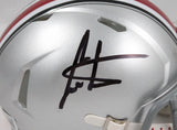 Cris Carter Autographed Ohio State Buckeyes Speed Mini Helmet-Beckett W Hologram