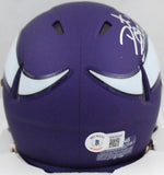 Daunte Culpepper Autographed Minnesota Vikings Speed Mini Helmet-Beckett W Holo