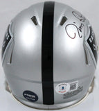 Jim Plunkett Autographed Raiders Speed Mini Helmet-Beckett W Hologram *Black