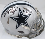 George Teague Autographed Dallas Cowboys Speed Mini Helmet w/Americas Team-Prova