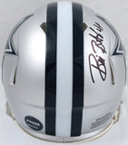 Bill Bates Autographed Dallas Cowboys Speed Mini Helmet-Prova *Black