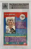 1994 Score Gold Zone #67 Joe Montana Auto Kansas City Chiefs BAS Autograph 10