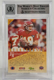 1994 Classic NFL Experience #43 Joe Montana Auto Kansas Chiefs BAS Autograph 10