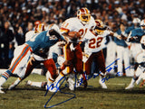 Mike Nelms Autographed Washington 8x10 Photo Against Dolphins - JSA W *Blue