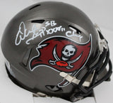 Warren Sapp Signed Buccaneers 97-13 Speed Mini Helmet w/SB Champs-Beckett W Holo