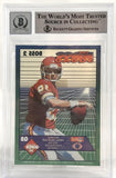 1994 Collector's Edge Boss Squad #2 Joe Montana Auto Chiefs BAS Autograph 10