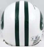 Ty Law Autographed New York Jets 98-18 Mini Helmet-Beckett W Hologram *Black