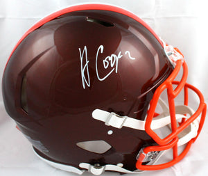 Amari Cooper Signed Browns F/S Flash Speed Authentic Helmet-Beckett W Hologram