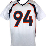 DeMarcus Ware Autographed White Pro Style Jersey w/SB Champs-Beckett W Hologram