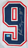 Richard Seymour Autographed White Pro Style Jersey w/HOF-Beckett W Hologram