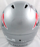 Ty Law Autographed Patriots F/S Speed Helmet w/SB Champs-Beckett W Hologram