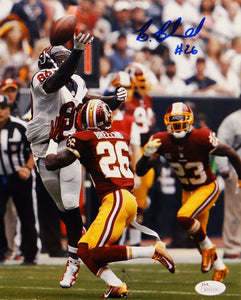 Bashaud Breeland Autographed 8x10 Redskins Against Texans Photo with JSA W Auth