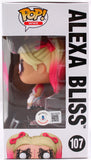 Alexa Bliss Autographed Funko Pop Figurine #107- Beckett Hologram *Pink