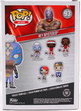 Rey Mysterio Autographed Funko Pop Figurine #93- Beckett Hologram *Blue