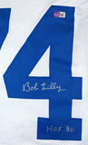 Bob Lilly Autographed White Pro STAT Style Jersey w/HOF-Beckett W Hologram