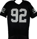 Richard Seymour Autographed Black Pro Style Jersey w/HOF-Beckett W Hologram