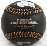 Robin Yount Autographed Rawlings OML Black Baseball-Beckett W Hologram *Gold