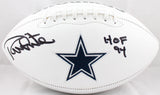 Randy White Autographed Dallas Cowboys Logo Football w/ HOF -Beckett W Hologram