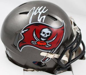 John Lynch Autographed TB Buccaneers 97-13 Speed Mini Helmet-Beckett W Holo