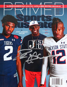 Deion Sanders Signed Sports Illustrated Jackson State Magazine-Beckett W Holo