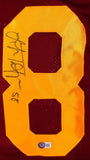 Lofa Tatupu Autographed Maroon College Style Jersey- Beckett Hologram *Black