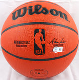 Allen Iverson Autographed Official NBA Wilson Basketball-Beckett W Hologram