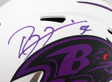 Ed Reed Ray Lewis Signed Ravens F/S Lunar Speed Authentic Helmet-Beckett W Holo