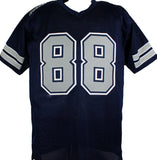 Michael Irvin Autographed Blue/Grey Pro Style Jersey *L8-Beckett W Hologram