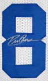 Roger Staubach Drew Pearson Tony Dorsett Signed White Pro Style Jersey-BAW Holo