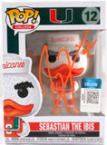 Ray Lewis Autographed Miami Hurricanes Funko Pop Figurine #12- Beckett W Holo